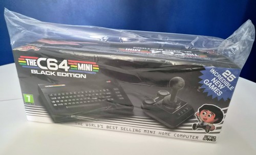 The c64 mini black edition - black,