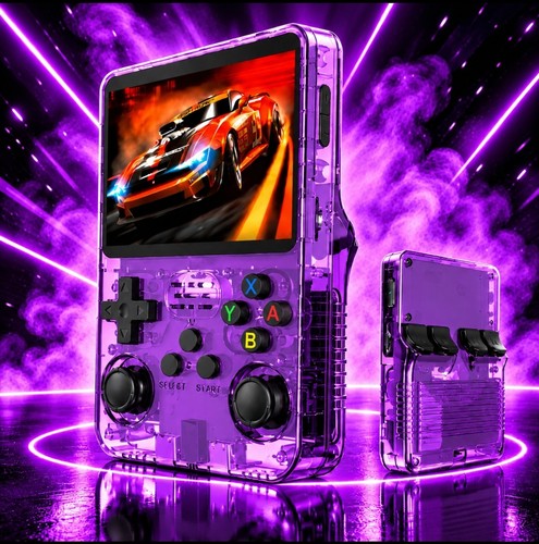 Console portatile retrò viola