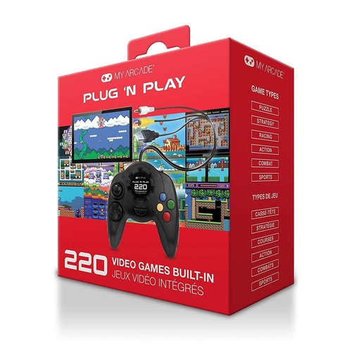 Arcade plug play console - plug,